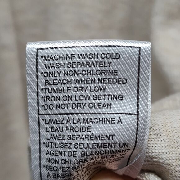 Steve Madden Sweater Mini Dress Women Size S Cream Short Sleeve Preppy Casual - Picture 9 of 9